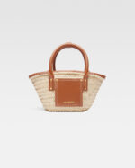 Le petit panier Soli / Light Brown/White Stripes