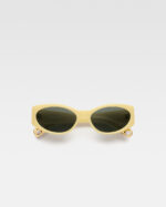 Les lunettes Ovalo Pale Yellow