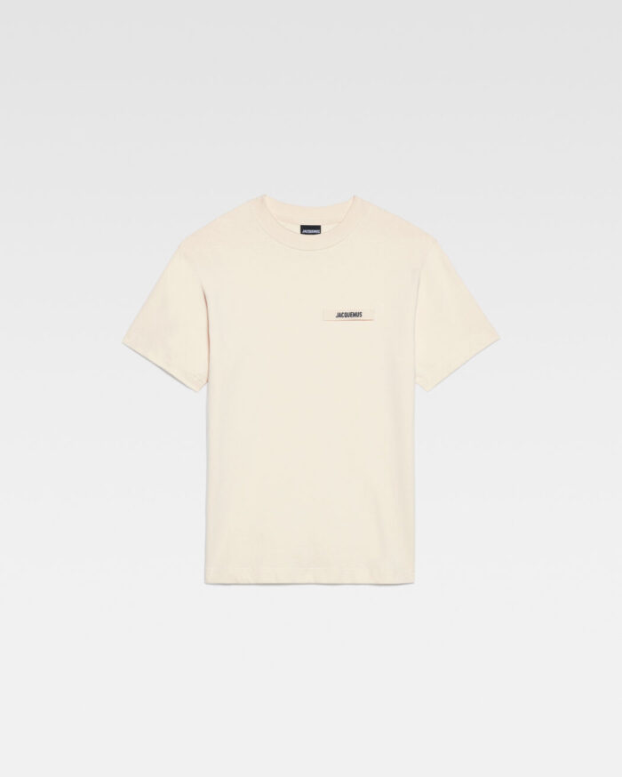 Le t-shirt Gros Grain/ Beige logo t-shirt.