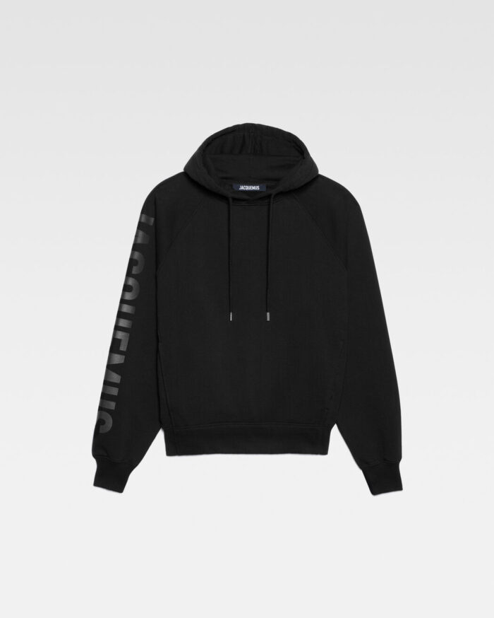 Le Hoodie Typo/Oversized logo sleeve hoodie.