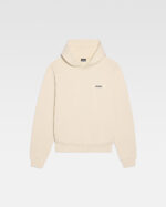 Le Beige hoodie Gros Grain/Black logo hoodie.