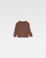 Le t-shirt Manches Longues enfant/Dark Brown Long-sleeved logo T-shirt